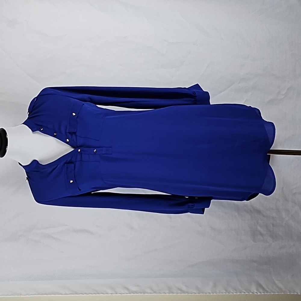 Daniel Rainn Electric Blue shirt dress